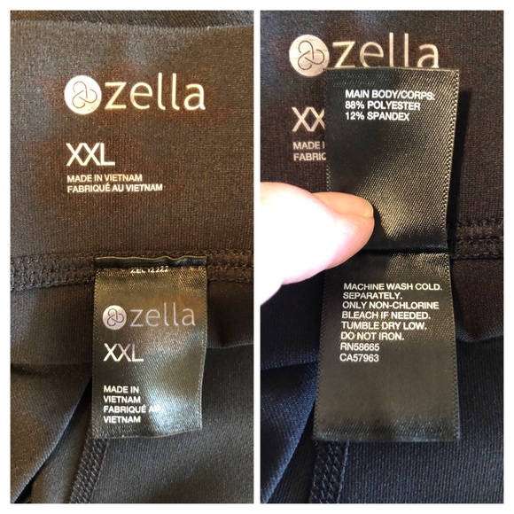 Zella Black High Waist Crop Leggings 